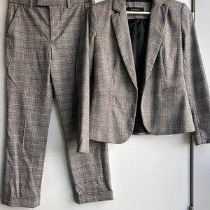 Woman’s Gray Plaid Suit Set (selling as a set)